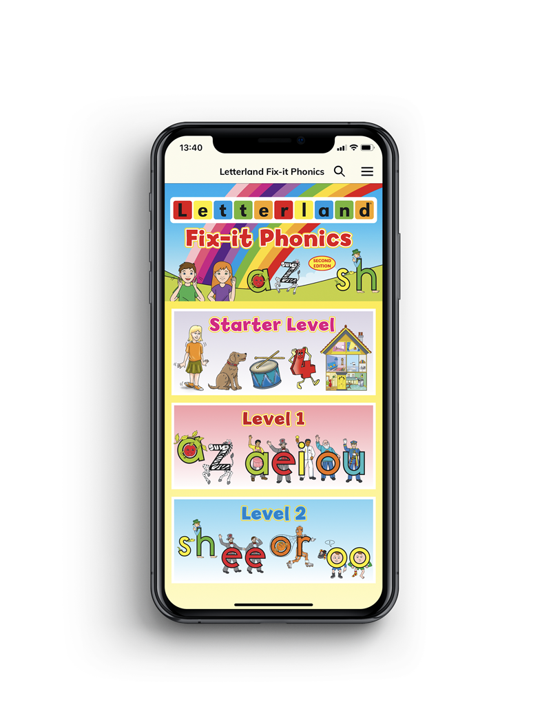 Letterland App Mockup