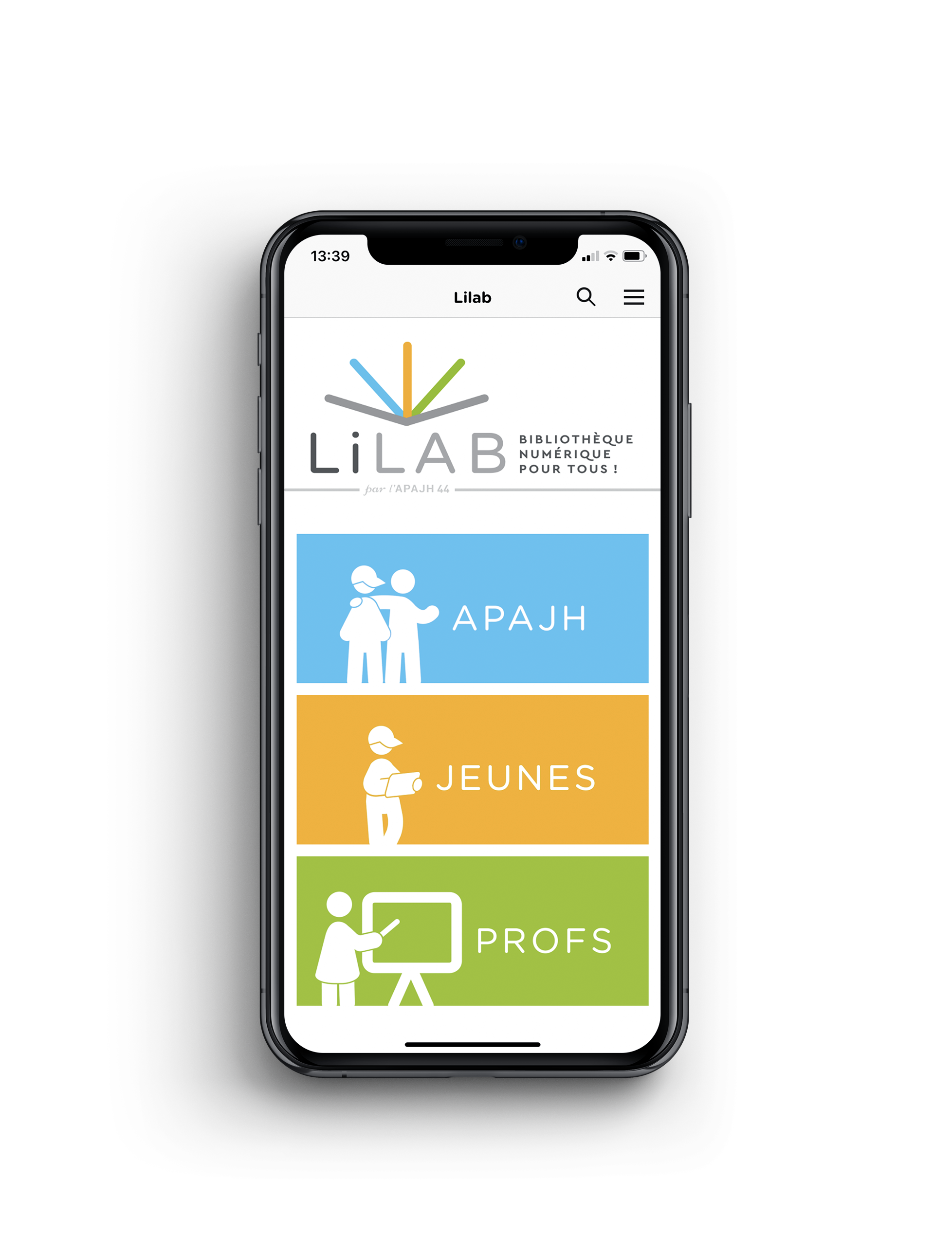 Lilab App Mockup